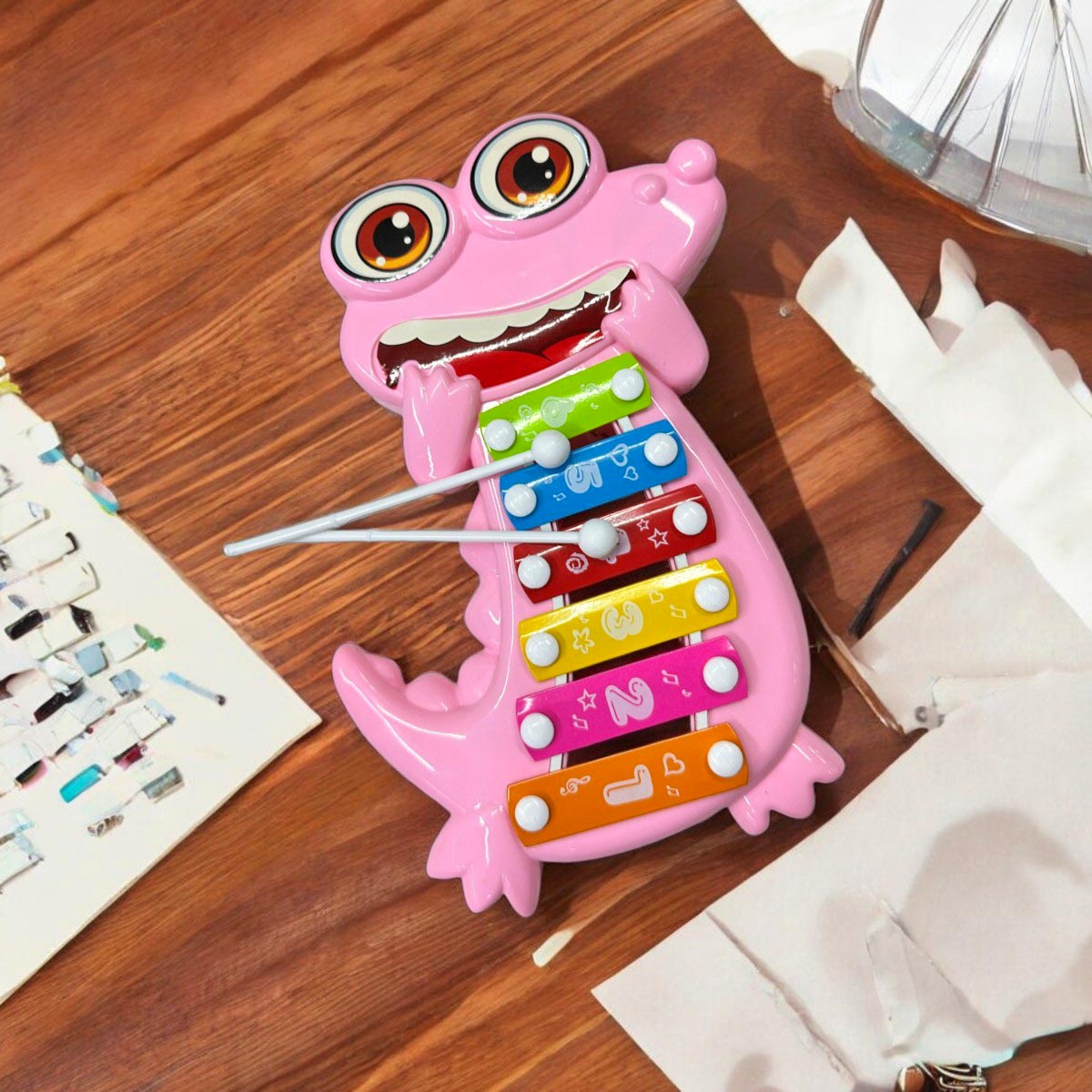 Miniatura 3 de Xilofono Infantil Cocodrilo 2531A